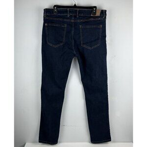 Twillory Technical Denim Jeans 36x32 Trim Fit Dark Blue